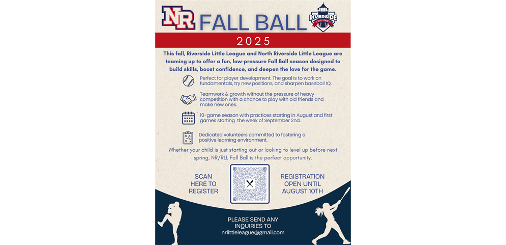 2025 NR/R FALL BALL REGISTRATION IS OPEN