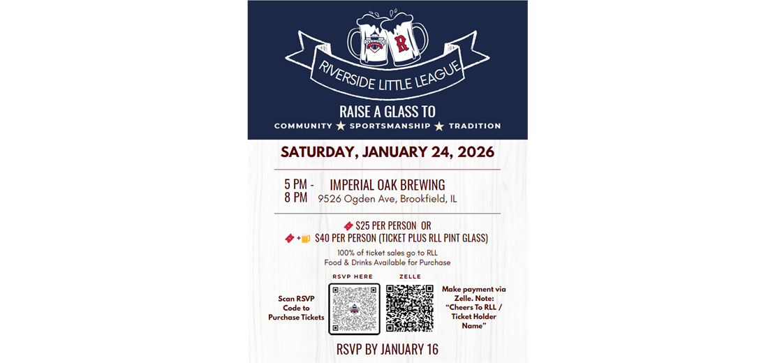 Inaugural Riverside Little League Winter Fundraiser