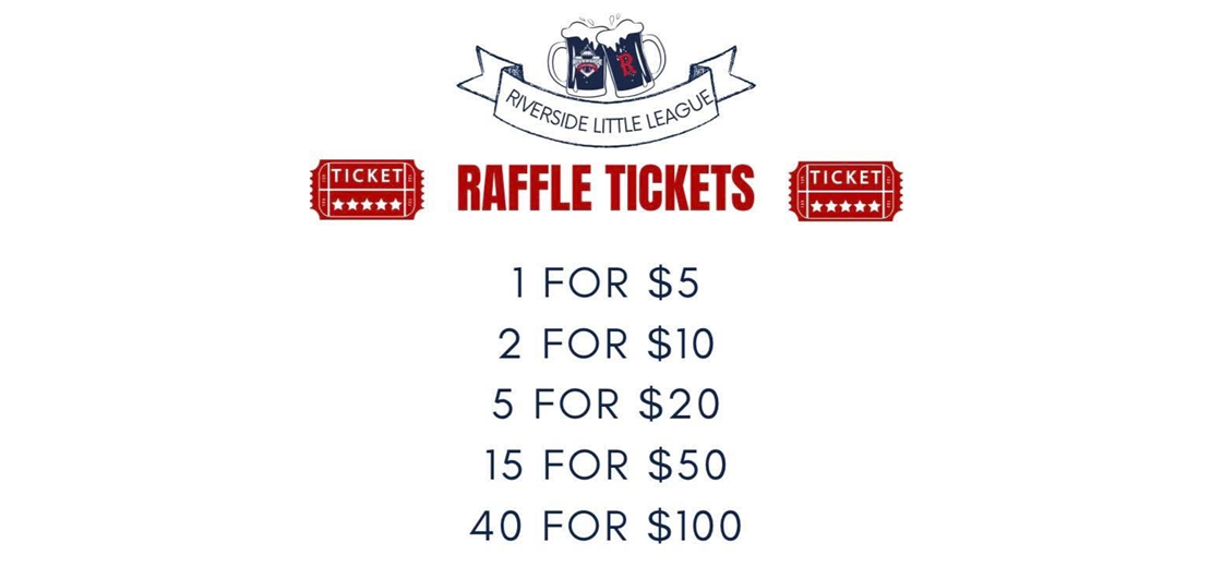 Get Your Fundraiser Raffle Tickets Now!  Over $10,000 in Prizes!